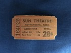Vintage Sun Theatre 28   30 Cent Tickets Lot  drive-in Movie  Gothenburg  Ne