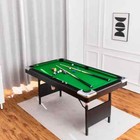 Rack Crux 55 In Folding Billiard pool Table Blue 3-in-1 Table Tennis