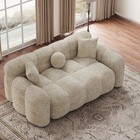Comfy 65  2 Seater 87 3  3 Seater Chenille Cloud Sofa Oversized Deep Seat Couch