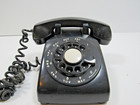 Vintage Rotary Dial Telephone Western Electric 500 Black Desk Phone 12-63