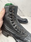 Antique Women   s 11-button Leather Victorian Boots     Black     Sz Small     C 1890s