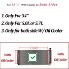 Radiator For 1994-2000 Chevy Gmc C k 1500 2500 3500 Tahoe Yukon W  4 Oil Coolers