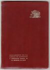 Chile Autograph Of President Reyes On Political Constitution 1965 Special Edit 
