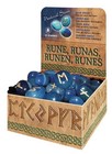 Blue Quartz Runes Set - Includes Bag  25 Futhark Runes    Instructions 