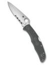 Spyderco Endura 4 Knife C10psfg Combo Edge Vg-10 Blade Foliage Green Frn Handle