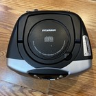 Sylvania Fm Radio Cd Player Boombox Silver Black Not Tested No Cord