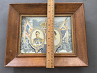 King George Vi Queen Elizabeth Order Of The Garter Coronation Print Framed