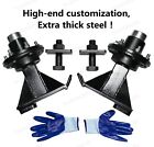 6x 5 5 Lug Superior Shipping Container Wheels  Spindle Kit   container Moving Kit