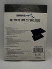Sabrent M 2 Ssd To 2 5-inch Sata Iii Aluminum Enclosure Adapter