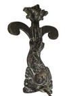 Architect Salvage Koi Fountain French Lavabo   Fleur-de-lis Mount Vintage Pewter