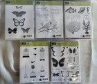 Stampin Up Retired Animals Insects Cling Mount Stamp Sets Excellent Condition