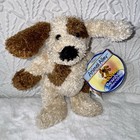 Vintage Y2k Animal Alley Doobly Cream W Brown Spots Dog Beanbag Plush Very Rare 