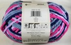 Bernat Yarnspirations Tourmaline Blanket Polyester Yarn Skein Purple Blue 220 Yd