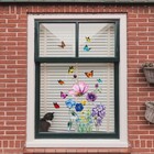 Flowers   Butterflies Wall Stickers  Removable Vinyl Art Decals Mural Home Decor