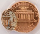1992 1c Lincoln Cent Double-struck  2nd 80  Off-center Pcgs Ms64 Red