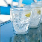 Tervis 12 Oz Clear Tumbler Set Of 4 Double Wall Insulated Plastic Cup   New