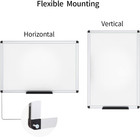 Magnetic Whiteboard dry Erase Board  36 X 24 Inches  Includes 1 Eraser   2 Marke