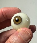 Antique German Hand-blown Human Prosthetic Glass Eye   Full Eyeball   Hazel 
