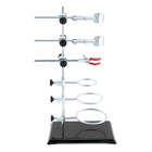 Laboratory Grade Metalware Set  2 Pack Lab Support Stand Set With Iron Clamp Hol