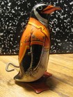 Vintage 1930   s 1940   s J  Chein Tin Litho Wind-up Waddling Penguin Toy