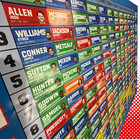 Fantasy Football Draft Board 2025 Kit - Color Rush Labels   Draft Board For 2025