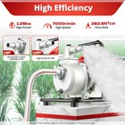 2 Hp 2 Stroke Gasoline Water Pump 1  Portable Gas-powered Semi-trash Water Pump