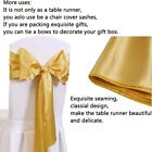 10 Pcs Satin Table Runner Wedding Banquet Decoration  12 x108   Tablecloth Party