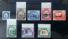 Aden Qu aiti State -  king George Vi Overprints  Sg  20 - 27 Mnh Stamps 1951