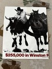 Vtg Rodeo Memorabilia 1982 Winston Rodeo Series Give   em Hell Rodeo Club Signed