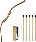 Kids Bow And Arrow Set  32 Inch Archery Set Handmade Wooden Toy Bow And Arrow   