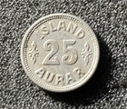 1933 Iceland 25 Aurar Key Date Coin  tm1299
