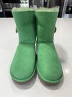 Ugg Women   s Bailey Button Ii Suede Boots In Evergreen Size 7 Us Msrp  165  5803 