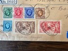 Gb Kgv 1937 3 Kings Cover To Bulawayo Southern Rhodesia Seahorse Cover 2 Sets