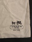 Coach Protector Dust Bag For Purse Ivory Drawstring Satin 15 X 19 Handbag Cover