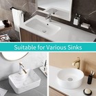 Sink Stopper  Bathroom Drain Strainer With Hair Catcher  For Chrome