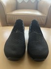 Skechers Seager Stat Wide Fit Slip On Comfort Shoes Women   s Sz 8 5w Black Knit
