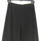 Ming Wang M Very High Rise Crop Pants Black Knit Pull On Straight Leg 28  Inseam