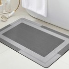 Non Slip Bath Mat  Thin Bathroom Rugs Fit Under Door  Quick Dry Bath Mats 