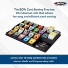 Bcw Trading Card Sorting Tray For Pokemon  Mtg  Baseball  Sports Cards Black 