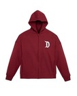 Red Disneyland Logo Zip Hoodie For Adults Unisex Size Medium