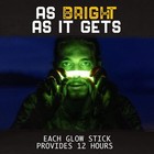 30 Ultra Bright Glow Sticks In Bulk - Multi Use Glowsticks For Parties  Camping 