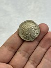 Ancient Seleukid Greek Coin Of Seleukos I Nikator Tetradrachm Elephant Chariot
