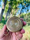 Vintage Brass Pocket Compass 100 Year Calendar