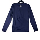 Under Armour Mens Heatgear Armour Compression Long Sleeve Shirt Navy Blue Xl Nwt