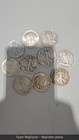 U27693 90 Silver Half Dollars  10 Coins  5 Face Value Walking Lib Bt Was G2u