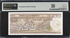 M4658b Banco De Mexico 1000 Pesos 1985 P85 Pmg Ch Unc 63 Epq