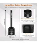 6 Gal Heavy Duty Commercial Steel Cigarette Disposal Receptacle Stand Up Ashtray