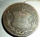 1834 Great Britain Island Bailiwick Of Guernsey 8 Doubles Coin  Worn