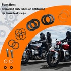39mm Fork Seals Rebuild Kit Fit For Harley Sportster 1988-2015  Dyna 1991-2005