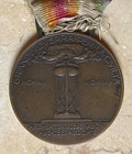 Rare  Italian Version Of The Ww1 Allied Victory Medal W  Original Ribbon C1920
